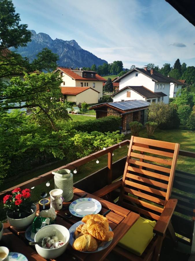 Ludwigslust - Ferienappartement Mit Bergblick Schwangau Esterno foto